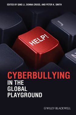 Cyberbullying in the Global Playground