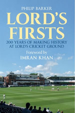 Lord's Firsts