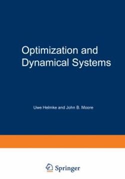 Optimization and Dynamical Systems