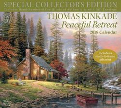 Thomas Kinkade Special Collector's Edition 2018 Deluxe Wall Calendar