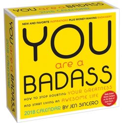 You are a Badass 2018 Day-to-Day Calendar