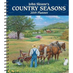 John Sloane's Country Seasons 2019 Monthly/Weekly Planner Calendar