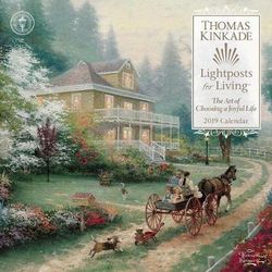 Thomas Kinkade: Lightposts for Living 2019 Square Wall Calendar