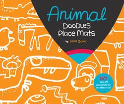 Animal Party Doodles Place Mats