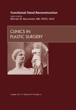 Functional Hand Reconstruction, An Issue of Clinics in Plastic Surgery: Volume 38-4