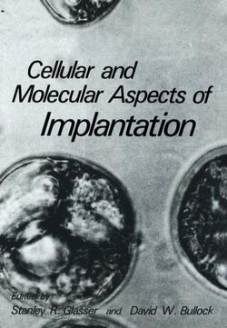 Cellular and Molecular Aspects of Implantation