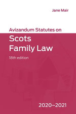 Avizandum Statutes on Scots Family Law