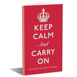 2015 Keep Calm and Carry on 2 Year Planner