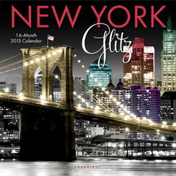 2015 New York Glitz Wall Calendar