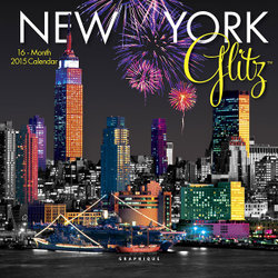 2015 New York Glitz Mini Wall Calendar