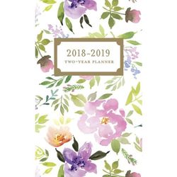 Happy Floral : Two-Year Pocket Planner 2018 - 2019