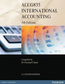 International Accounting ACCG835