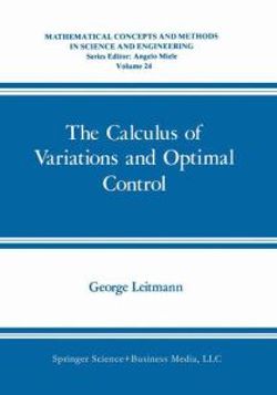 The Calculus of Variations and Optimal Control