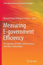 Measuring E-government Efficiency