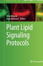 Plant Lipid Signaling Protocols