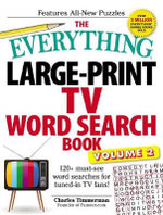 The Everything Large-Print TV Word Search Book, Volume 2