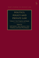 Politics, Policy and Private Law