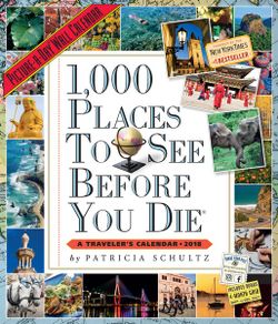 2018 1000 Places to See Before You Die Picture-A-Day Wall Calendar