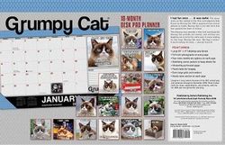 Grumpy Cat 2018 Desk Pad Planner