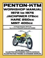PENTON - KTM 1972-1975 JACKPINER 175cc - HARE 250cc - MINT 400cc WORKSHOP MANUAL AND PARTS MANUALS