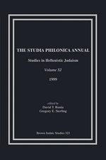The Studia Philonica Annual, XI, 1999