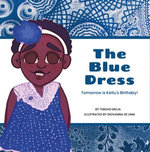 The blue dress