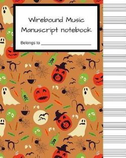 Wirebound Music Manuscript Notebook