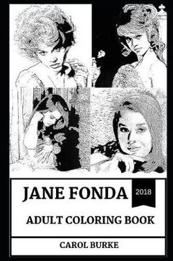 Jane Fonda Adult Coloring Book