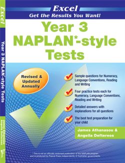 Excel - NAPLAN - Style Tests