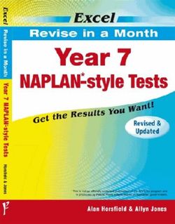 Excel Revise In A Month - Year 7 NAPLAN Style - Tests