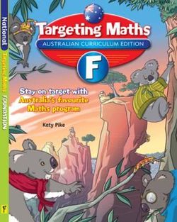 Targeting Maths Australian Curriculum Edition - Foundation Student Book