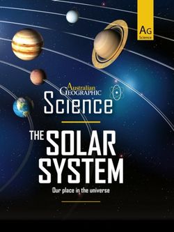 Australian Geographic Science: The Solar System