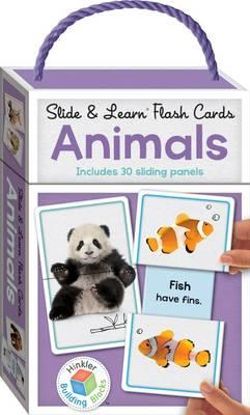 Building Blocks Slide & Learn Flashcards Animals (UK Eng)