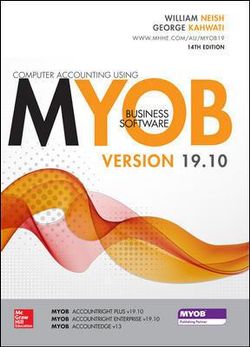 Computer Accounting using MYOB v19.10