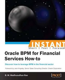 Instant Oracle BPM for Financial Services How-To