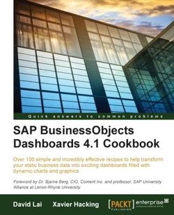 SAP BusinessObjects Dashboards 4. 1 Cookbook