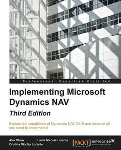 Implementing Microsoft Dynamics NAV - Third Edition
