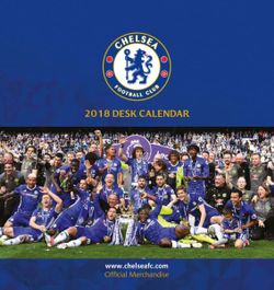 Chelsea F.C. Official Desk Easel 2018 Calendar - Month To View Desk Format