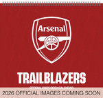 ARSENAL FC 2026 POSTCARD DESK EASEL CALENDAR