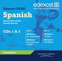 Edexcel GCSE Spanish Foundation Audio CDs Set 3-4