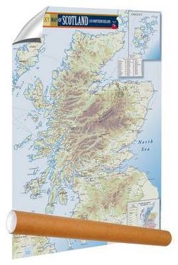 Malt Whisky Map of Scotland (rolled)