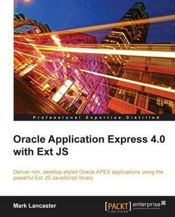 Oracle Application Express 4. 0 with Ext JS