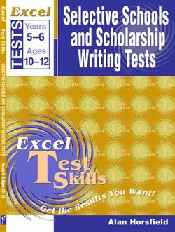 Excel Selective Schools Grammar and Spelling Tests