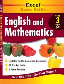 Excel Basic Skills Homework Books: Year 3