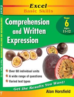 Excel Comprehension & Written Expression: Year 6