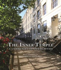 The Inner Temple - A Community of Communities