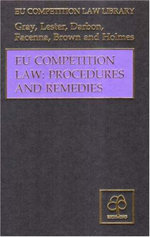 EU Competition Law: Procedures and Remedies