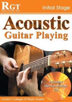 London College of Music Acoustic Guitar Initial Stage (with CD)