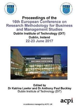 Ecrm 2017-Proceedings of the 16th European Conference on Research Methods in Business and Management