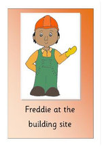 Freddie at the building site